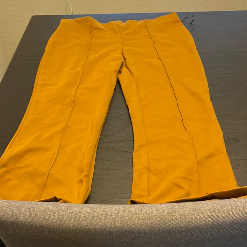 Wide stretchy pull on work pants XL